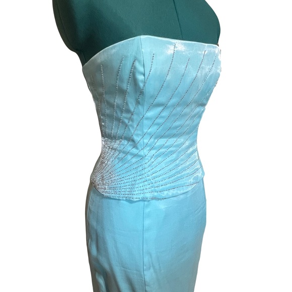 Faviana Strapless Two-Piece Prom Dress - Picture 5 of 10